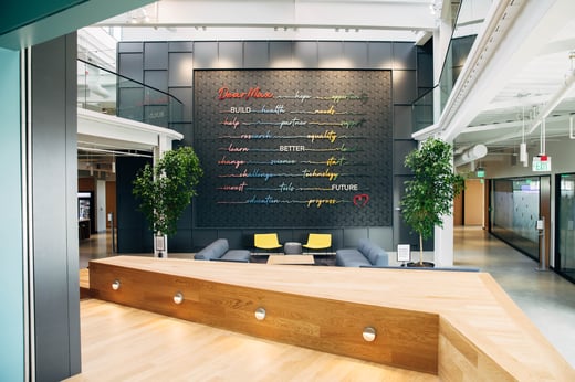 Inside of CZI building