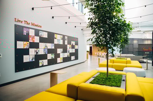 Inside of CZI building