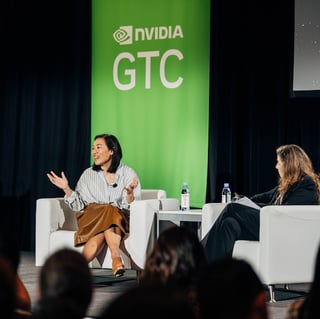 Image of Priscilla speaking at NVIDIA GTC