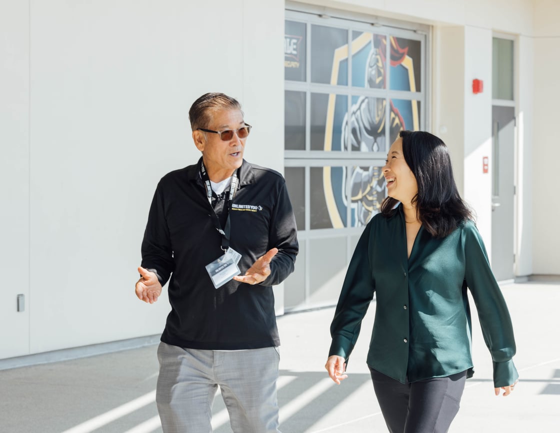 Sandra Liu Huang Talking with Michael Matsuda