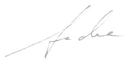 Sandra's signature