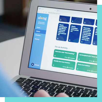 Image of EdTech tool, Along, in action